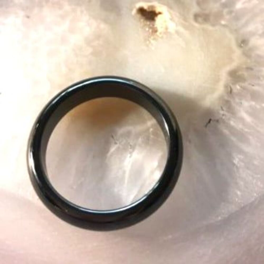 Hematite Ring Lot - 9 Total Rings - Picture 2 of 4